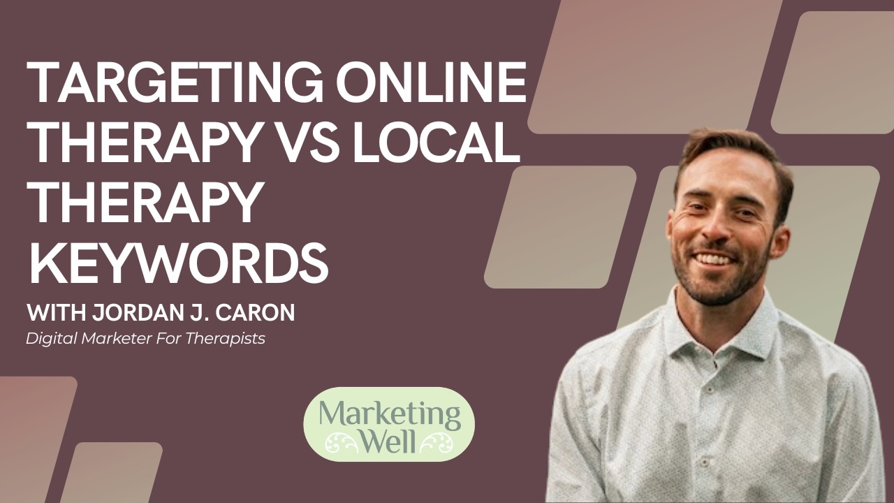 Targeting online therapy keywords