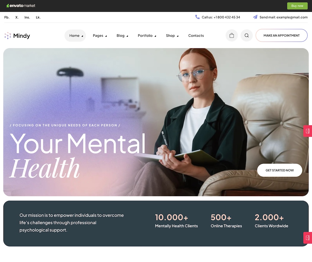 therapy-website-template