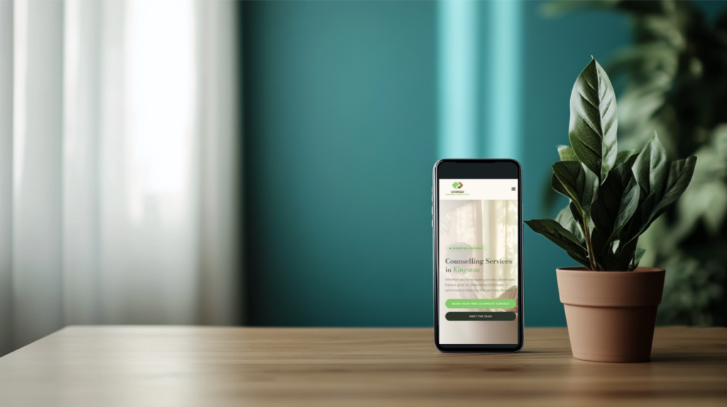 Cataraqui Counselling Mobile Website Portfolio